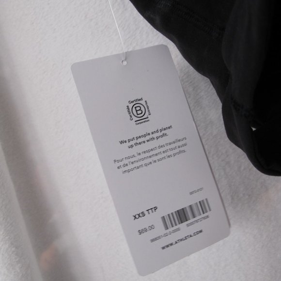 NWT Athleta Conscious Cut Out Crop Sports Bra - Picture 8 of 11